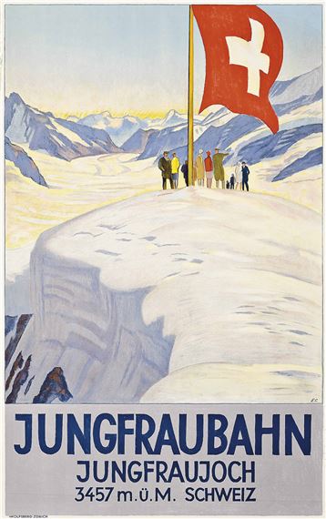 JUNGFRAUBAHN by Emil Cardinaux, 1928