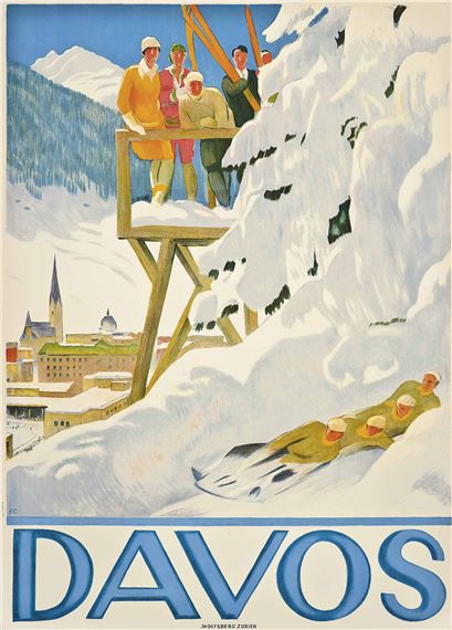 DAVOS by Emil Cardinaux, 1918