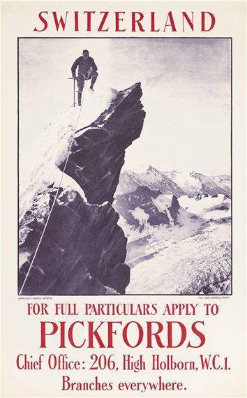 SWITZERLAND, APPLY TO PICKFORDS by Jean Gaberell
