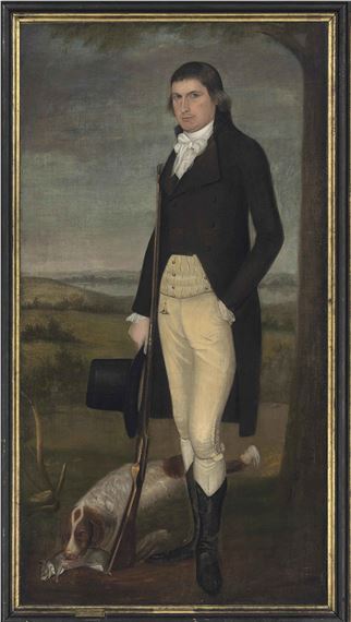 Portrait of Nathaniel Shaw Woodbridge by Ralph Earl, executed in 1791