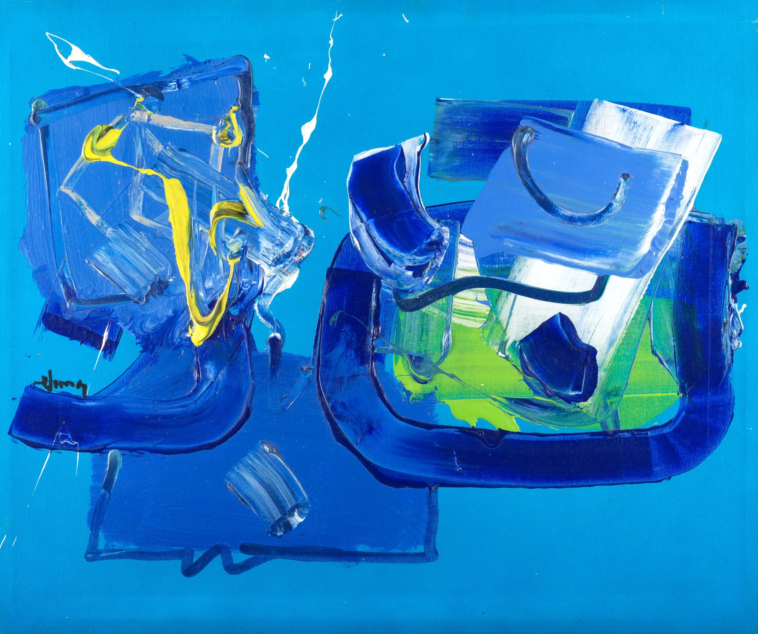 Artwork by Francisco Hung, Pieza del viento, Made of Acrylic on canvas