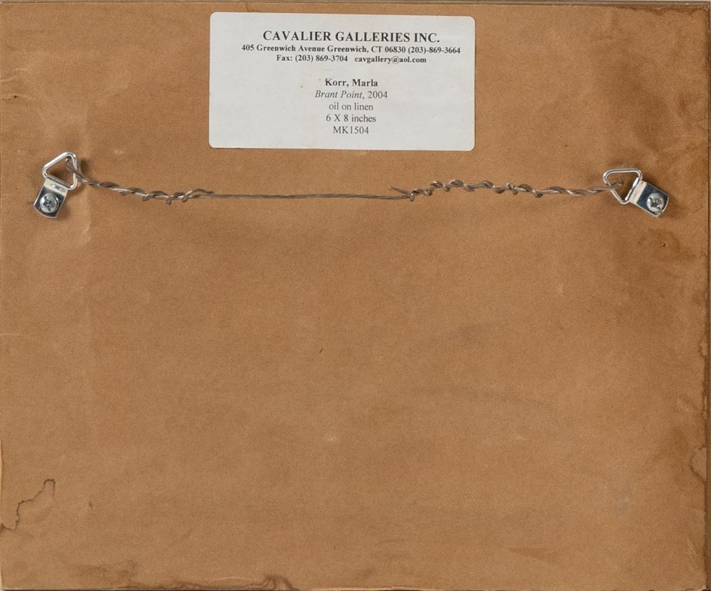 Artwork by Marla Korr, "Brant Point, "., Made of Oil on linen