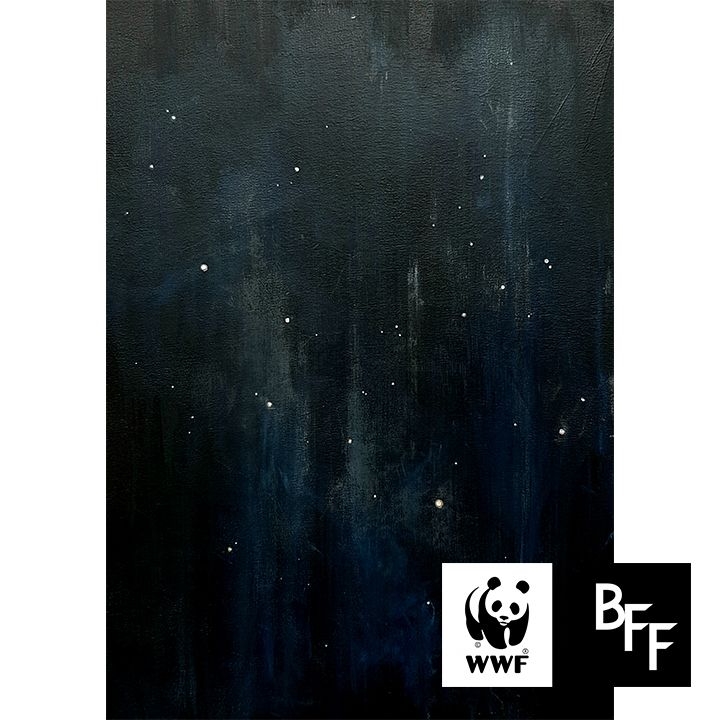Artwork by Gabi Nazareno, Aninipot (Fireflies), Made of Acrylic on canvas
