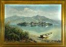 Uferpartie am Chiemsee mit Blick zur Fraueninsel by Louis Wöhner