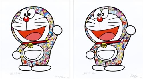 Takashi Murakami | Doraemon: Here We Go!; Doraemon: Hip Hip Hurrah! (2018)  | MutualArt