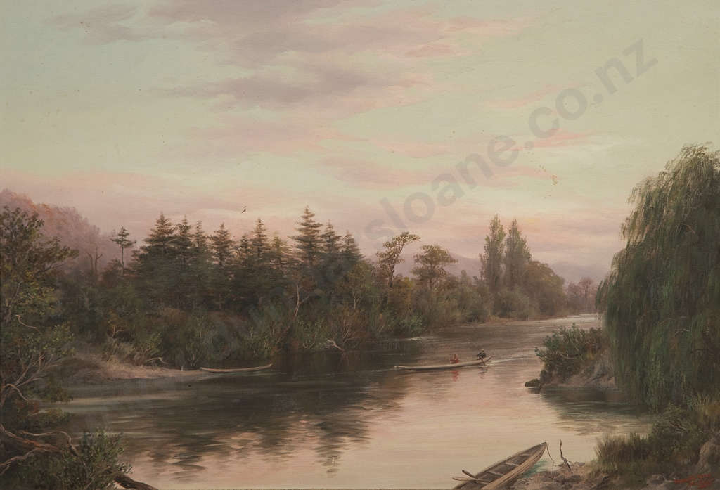 William George Baker | Waikato River | MutualArt