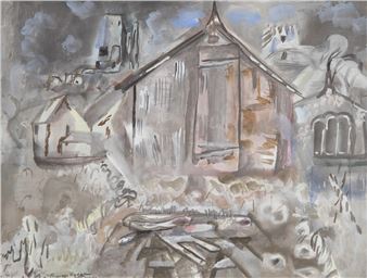 Corfe Castle - Frances Hodgkins