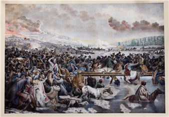 Uebergang ueber die Berezina - J. Velten