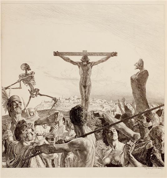 Golgatha (Große Kreuzigung Christi) by Otto Greiner, 1900