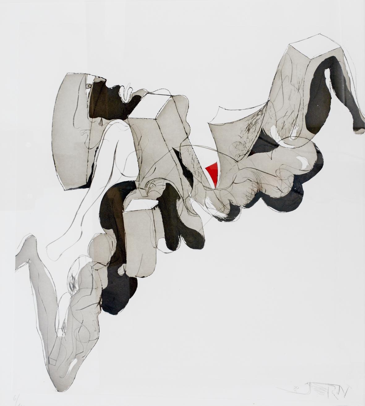 Artwork by Wolf Vostell, Sara-Jewo, Made of color aquatint and etching on paper