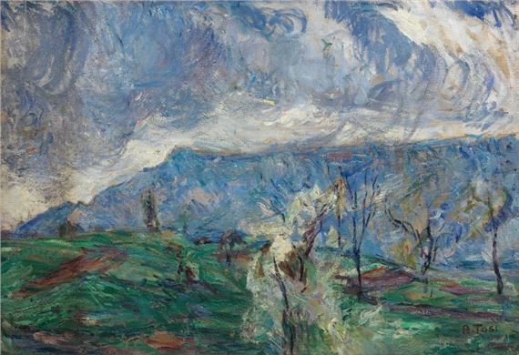 PAESAGGIO by Arturo Tosi, 1905