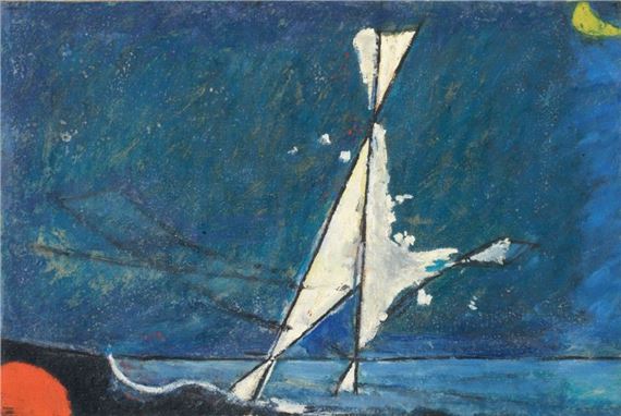 NOTTURNO by Osvaldo Licini, 1957