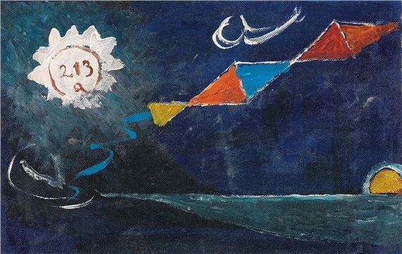 AMALASSUNTA by Osvaldo Licini, 1954 CA