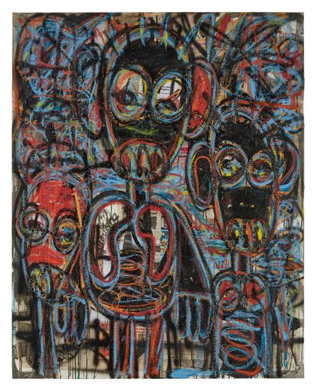 Untitled by Aboudia, Executed in 2021