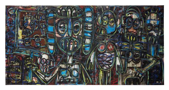 Untitled by Aboudia, Executed in 2021