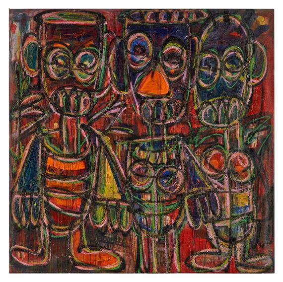 Untitled by Aboudia, Executed in 2021