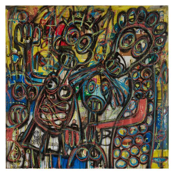 Untitled by Aboudia, Executed in 2021