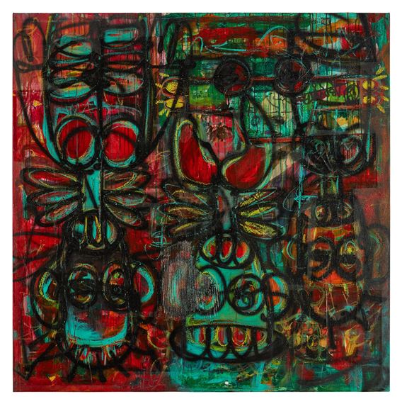 Untitled by Aboudia, Executed in 2021