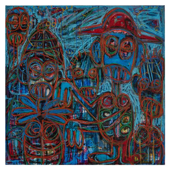 Untitled by Aboudia, Executed in 2021