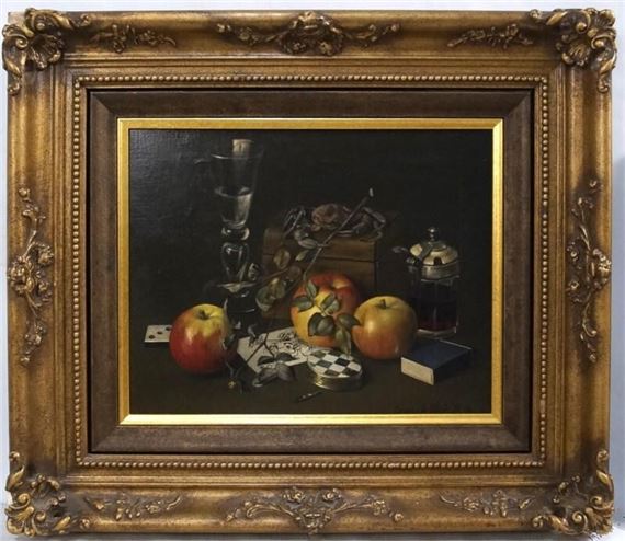 At Auction: Cornelis Le Mair, Cornelis Le Mair (Dutch,1944-?) oil painting
