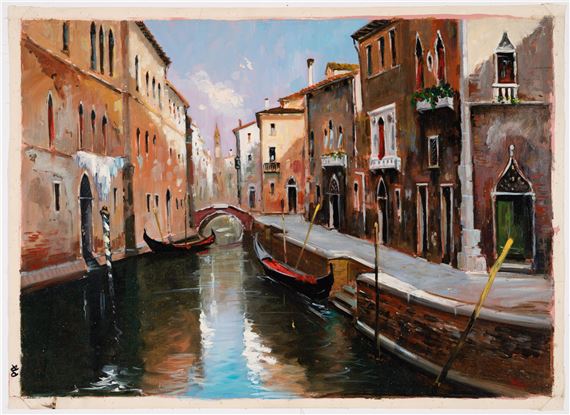 The Stripped Pole Venice Canal by Stan Pitri