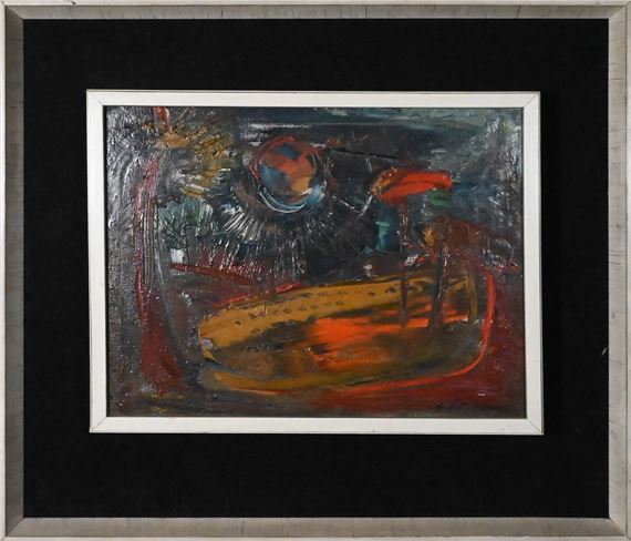 ‚Sonne über dürrer Landschaft‘ by Juris Soikans