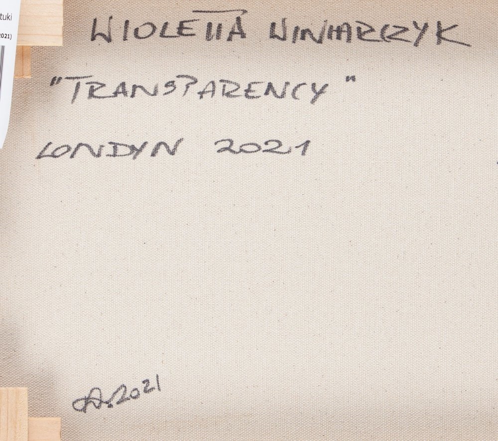 Artwork by Wioletta Winiarczyk, Transparency, Made of oil/canvas