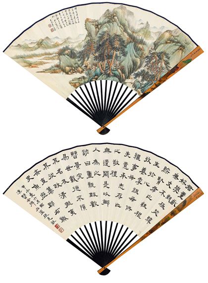PAINTING AND CALLIGRAPHY by Zhang Shiyuan, jiawu,1954