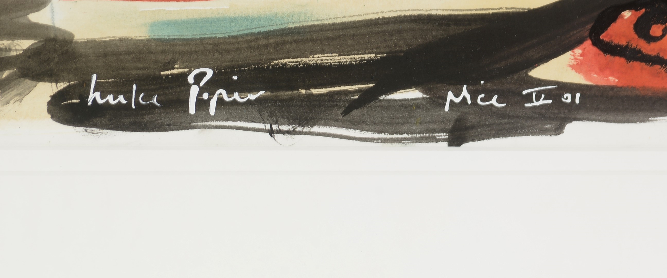 Artwork by Luke Piper, "Nice, France, 2001", Made of watercolour