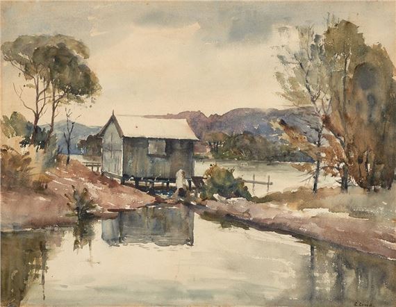 Grey Day at Newport by Lilla Lowe