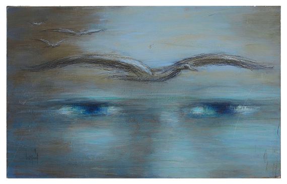 Vue sur la lagune by Francis de Lassus Saint-Geniès