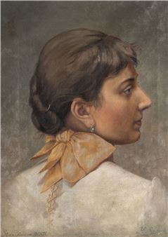 KOBIETA W BIAŁEJ SUKNI - Karol Sporn