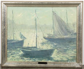 Harbor scene - Ray Wilcox