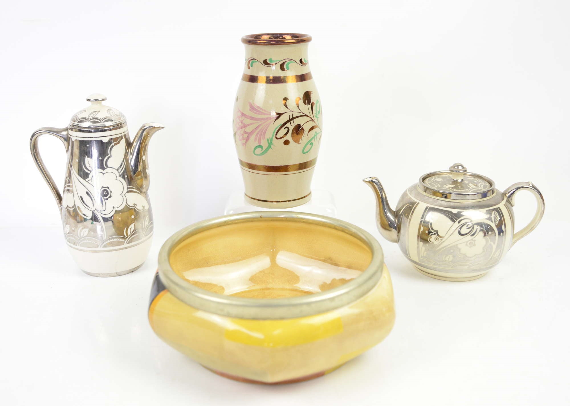 Susie Cooper | Susie Cooper for Gray's Pottery 'Gloria' silver lustre ...