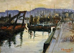 Nel porto - Carlo Baccari