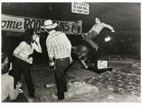 Cowboys at Gilley's Pasadena by Michael Giannoulatos, 1979