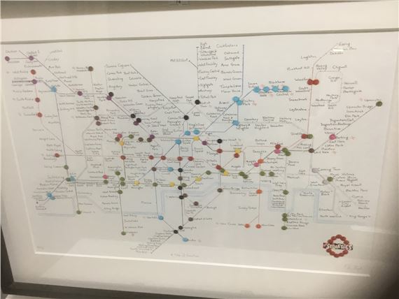 Mike Read | Smarties Tube Map | MutualArt