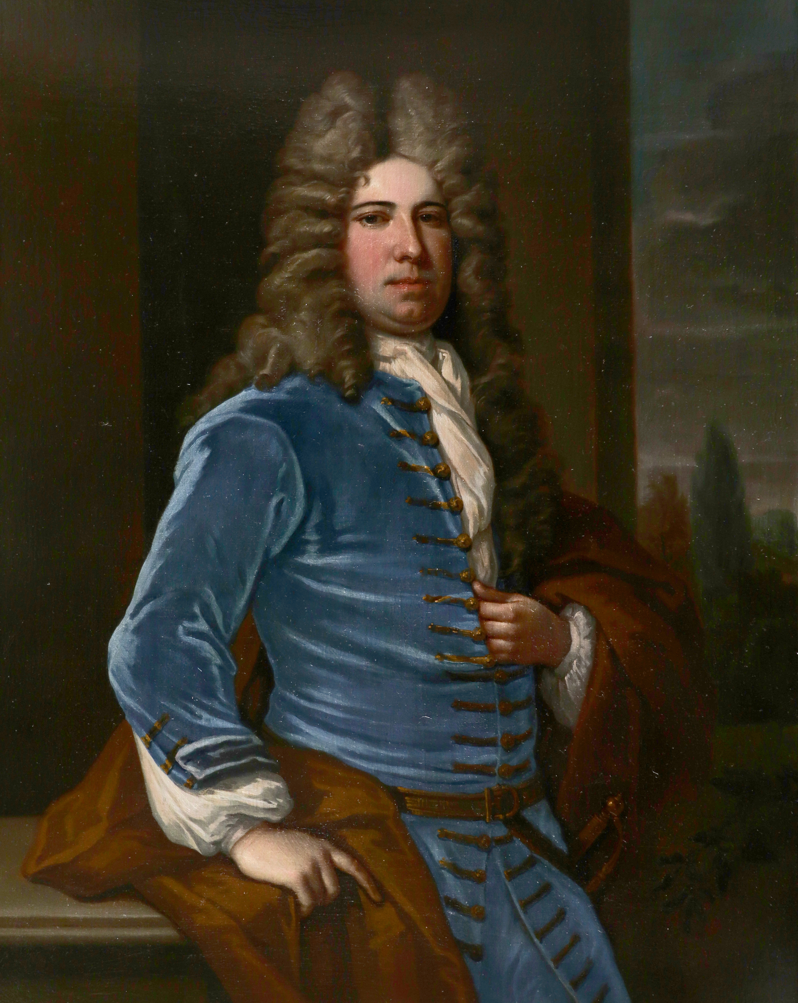 Artwork by John Closterman, Portrait of a gentleman, Made of Oil on canvas