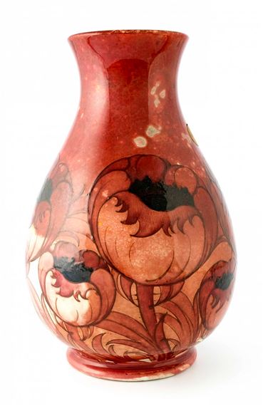 A large Flambe Big Poppy vase