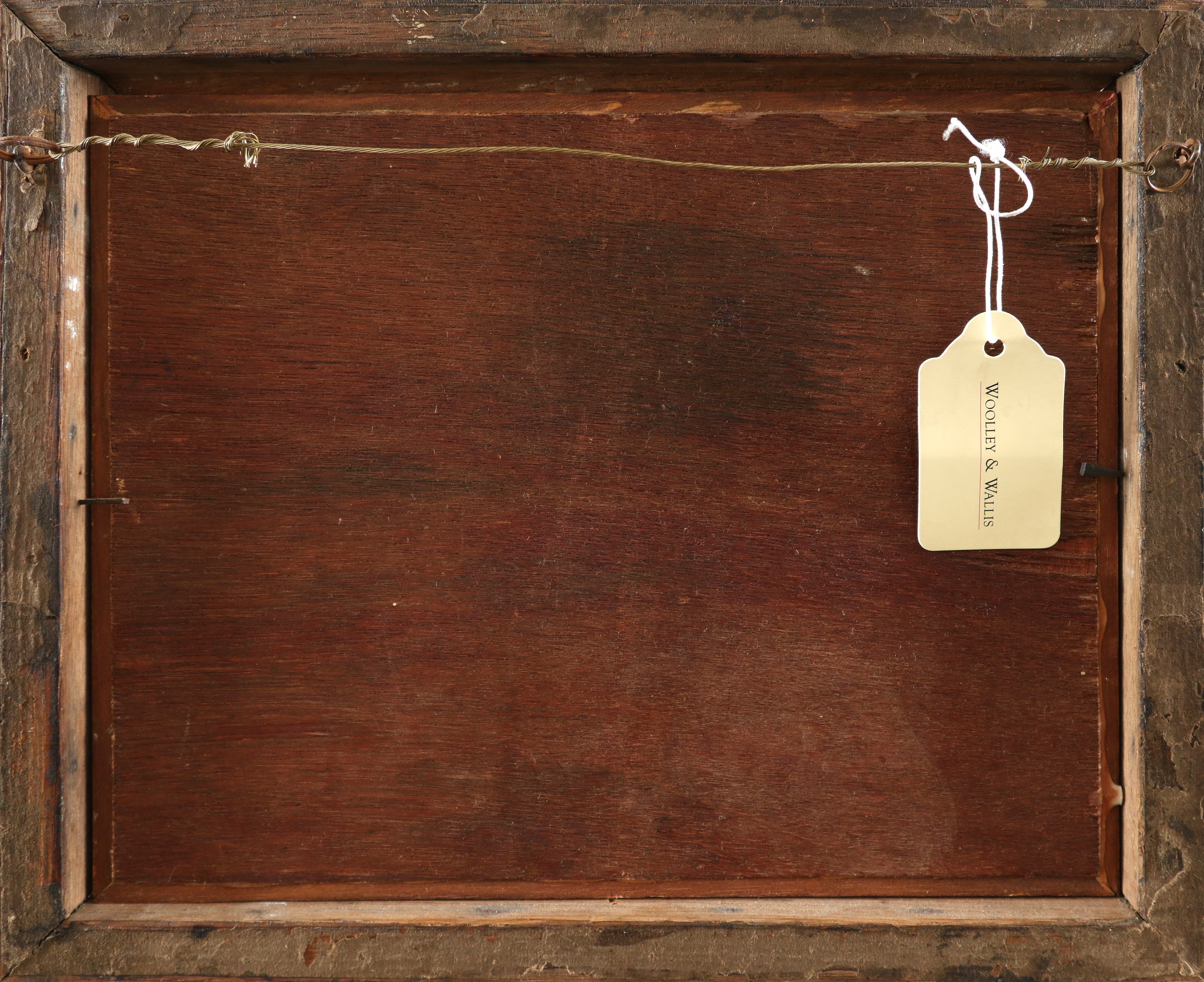 Artwork by Alfred William Strutt, Study for Stop, Made of Oil on panel