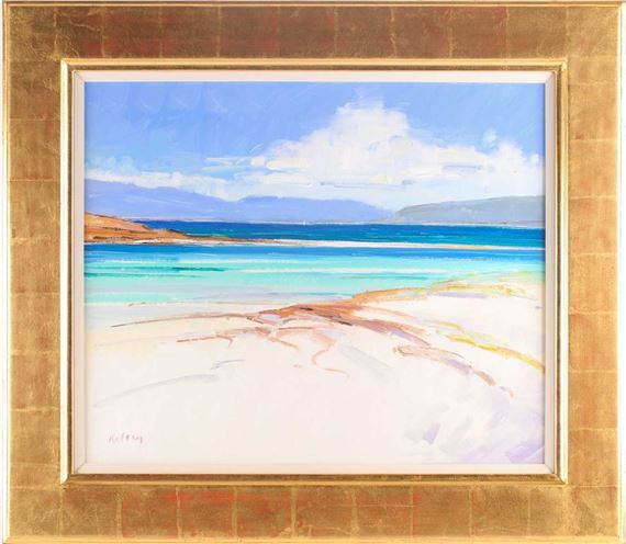 White sands on Iona by Robert Kelsey