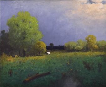 George Inness | Landscape with brook | MutualArt