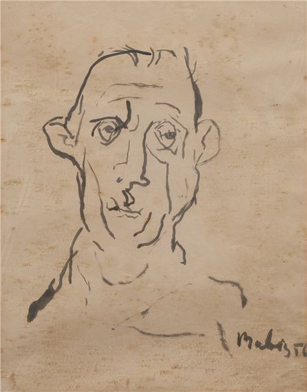 Head by Jon Molvig, 1956