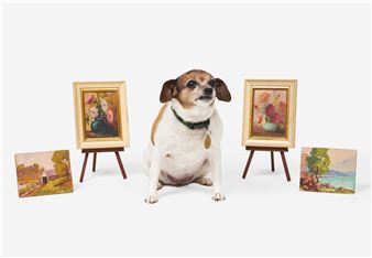 Group of 4 Small Still Lifes and Landscapes - John Templeton