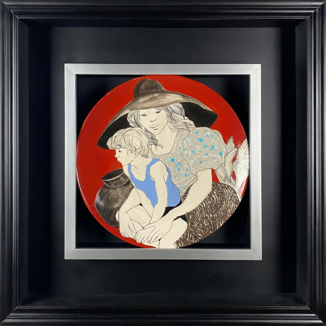 José Joya Mother and Child (1983) MutualArt