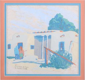 "Rancho de Taos" - Henry Gilbert Foote