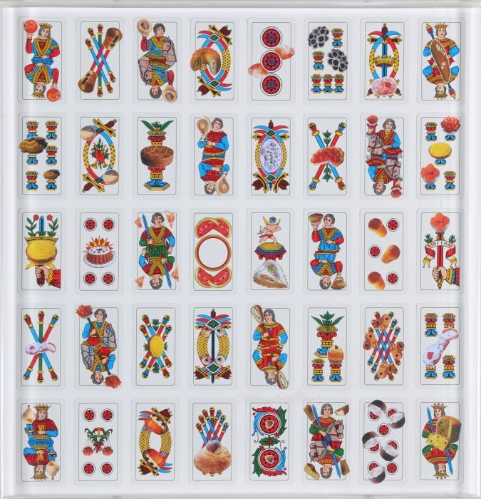 Artwork by Angelo Formica, Untitled, Made of Mixed nomes on board