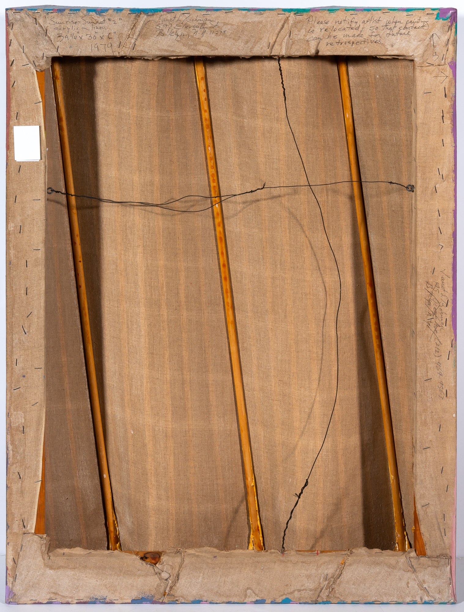 Artwork by Janet L. Bohman, Sunrise-Sunset #2, Made of Acrylic on linen