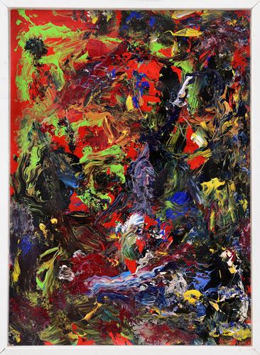 Dal rosso profondo danza di colori by Vincenzo Brambilla