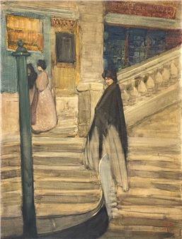 Rialto Steps, Venice - Frances Hodgkins